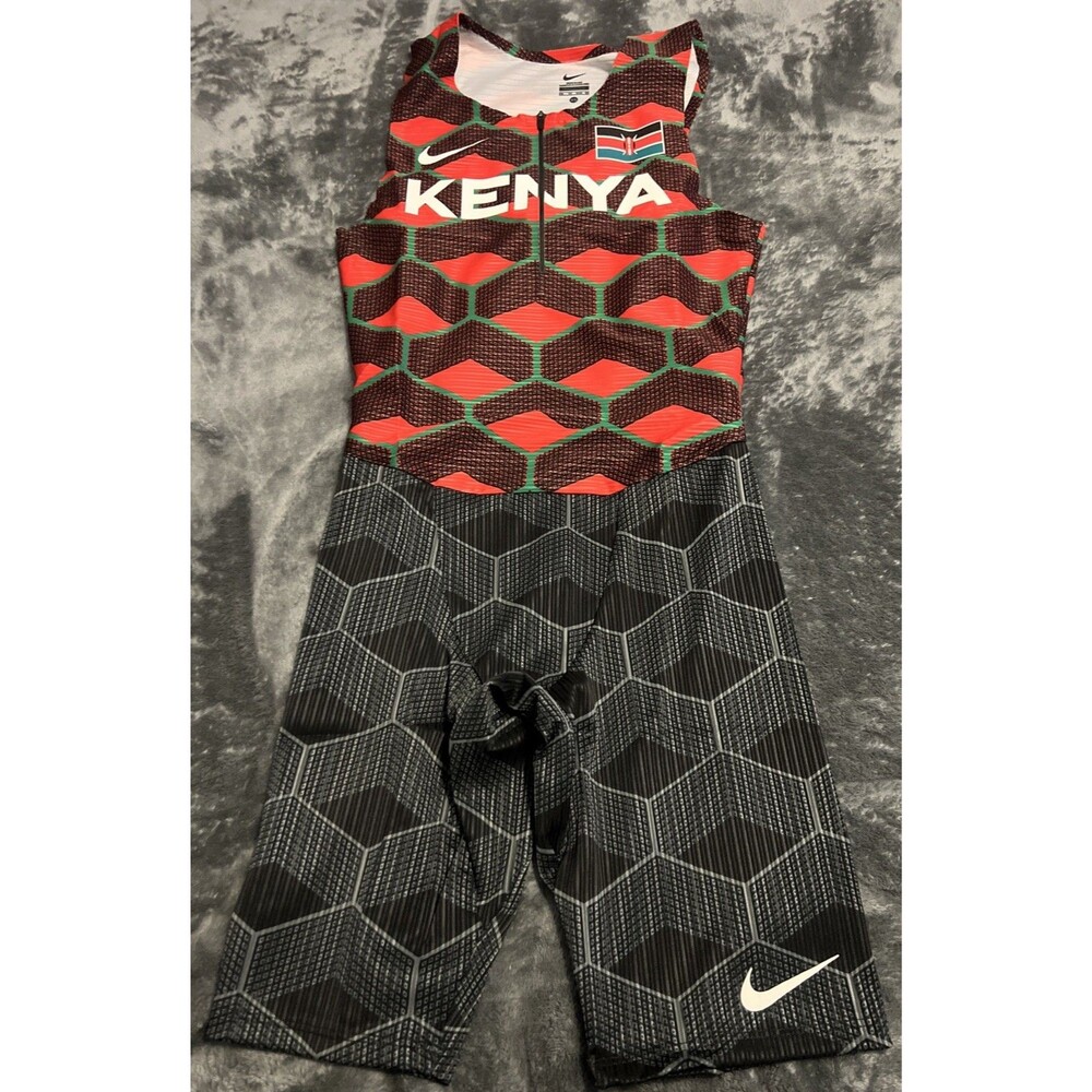 XS Nike Kenya Pro Elite Team Track & Field Speedsuit Men's CI8900-602